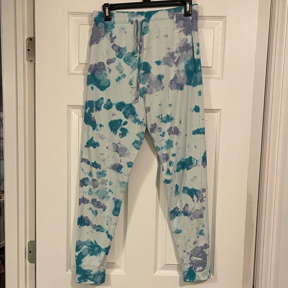PINK Victoria's Secret Kids Blue and Purple Joggers